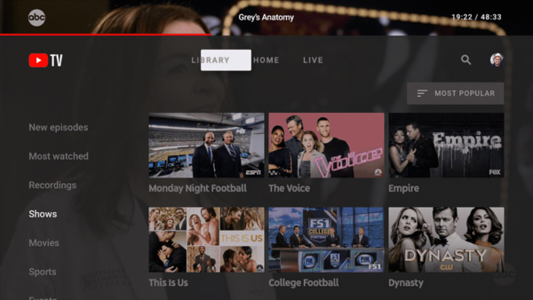 YouTube TV app now available for Android TV devices