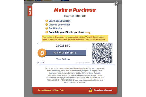 Zynga testing out Bitcoin payments for popular games like Cityville