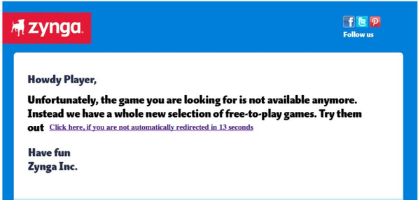 Zynga shuts down 11 games