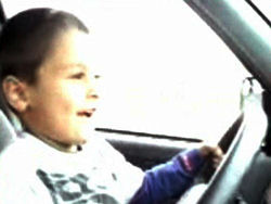 Video posted of 7 year old driving an SUV - criminal charges likely