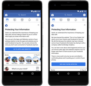 Lähettikö Facebook sinulle tällaisen ilmoituksen? Sitten tietosi on vuotanut