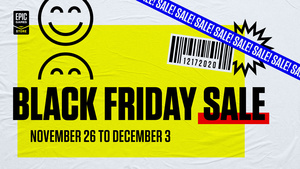 Myös Epic Games Storessa käynnistyi Black Friday - paljon pelejä alennuksessa 3. joulukuuta asti