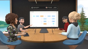 Facebook esitteli Horizon Workroomsin: Oculus VR-laseilla toimiva virtuaalinen kokoustila