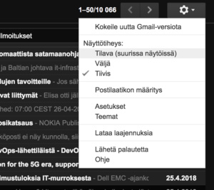 Näin otat uuden Gmailin käyttöön