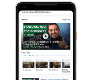 Googlen hakukone osaa nyt hakea myös videoiden sisältä