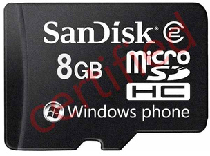 Windows Phone 7 devices get their first 'certified' microSD card