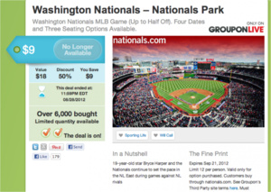 Groupon partners with all MLB teams