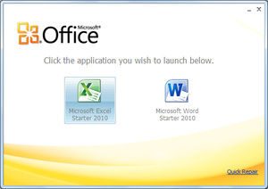 microsoft office starter 2010 free download