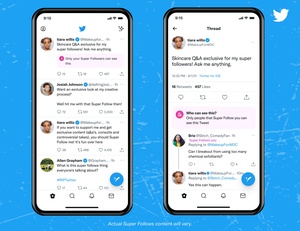 Twitterin maksullinen Superseuraus -tilaus saapui ensimmäisille käyttäjille