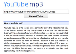 YouTube MP3 download sites targeted by music industry