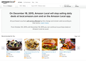 Amazon gets out of the daily deal business