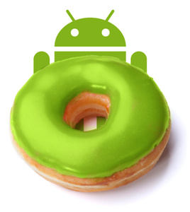 Android 'Donut' upgrade looks excellent