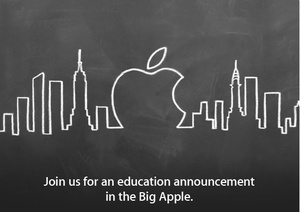Apple making special "education announcement" next week