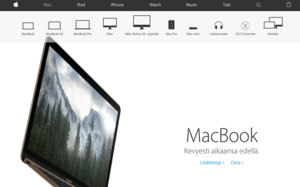 Apple uudisti verkkosivustonsa, missä verkkokauppa?