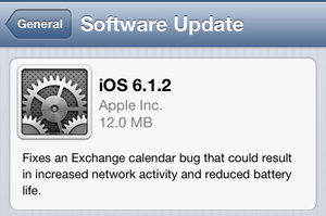 Apple releases iOS 6.1.2 to fix bugs
