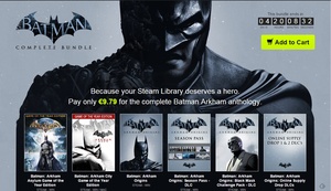 Batman Arkham collection on sale for $10