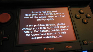 Nintendo 3DS getting 'Black Screen of Death'?