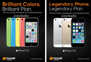 Boost Mobile to begin offering iPhone 5C and 5S for $100 off