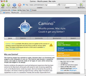 R.I.P Camino browser