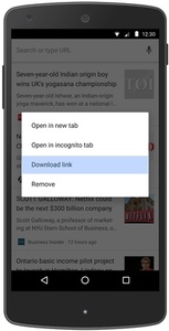 Offline viewing now easier in Chrome on Android