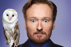 Conan O'Brien gør grin med Samsung