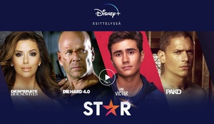 Disney+ pian avautuva Star -osio saa myös eurooppalaista sisältöä
