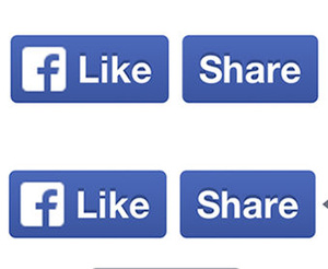 Facebook redesigns 'Like' and 'Share' buttons