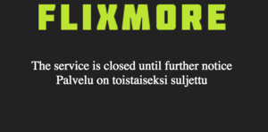 Flixmore katosi netistä