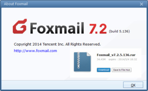 Update e-mailprogramma Foxmail