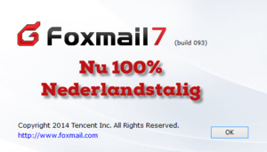 Foxmail nu 100% in het Nederlands