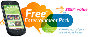 AT&T giving away free 'Entertainment Pack' to Windows Phone 7 purchasers