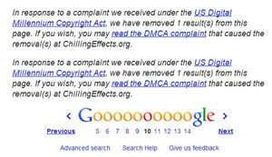 Google received 345 million DMCA copyright takedown notices in 2014