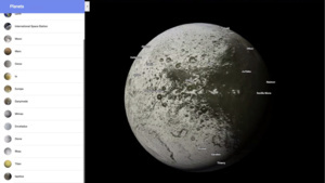 Google Mapsiin lisättiin muita planeettoja ja avaruuden kohteita