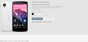 Google Nexus 5 denied by Verizon, AT&T