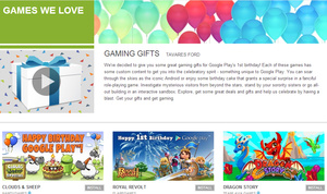 Google Play celebrating first anniversary with special offerings