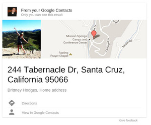 Experimental: Google Search now allows Gmail contact info to be added to search results