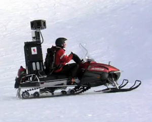 Google kiinnitti Street View -kamerat moottorikelkkaan