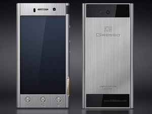 Gresso unveils titanium Android phones, starting at $1800 