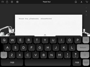 Tom Hanks releases typewriter app for iOS and everyone loves it