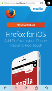 Firefox for iOS now available as preview