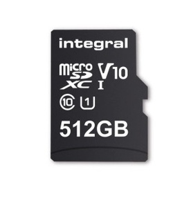 Integral to ship 512GB microSD card