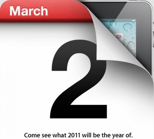Official: iPad 2 launch on March 2nd