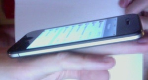 Here is another purported iPhone 5 pic