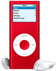 Apple offers 8GB red nano