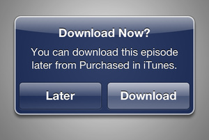 iTunes adds ability to buy now and download later for video files