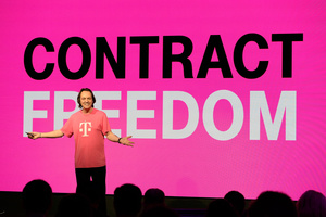 T-Mobile CEO calls Sprint 'a pile of spectrum waiting to be turned into a capability' but will not deny possible merger