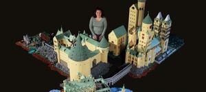 Se Hogwarts bygget op af 400.000 LEGO-klodser
