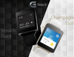 LG G Watch is water resistant, always on