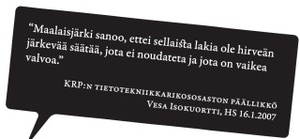 Helsingin Sanomat hylkäsi Masinointi.orgin mainoksen hyvän maun vastaisena