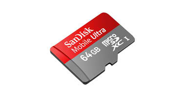 SanDisk shows off 64GB microSDXC card 